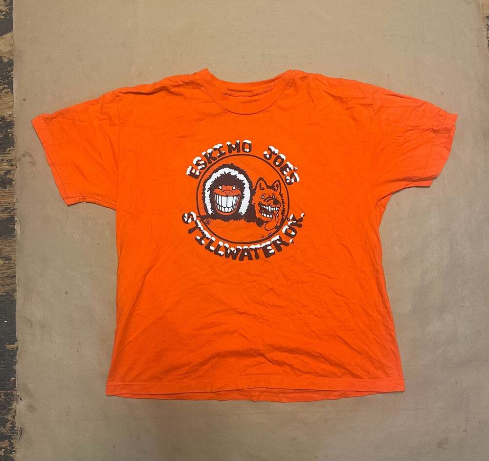 Eskimo Joe's Stillwater OK Graphic T-Shirt Orange